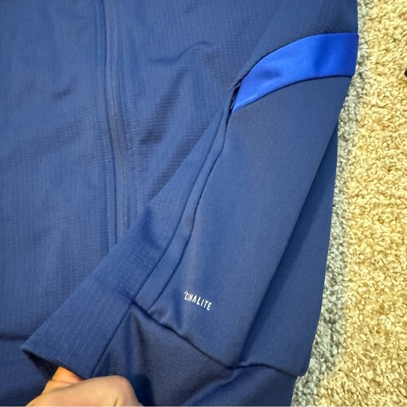 Adidas Climalite Zip Up Track Training Jacket Large - Picture 3 of 9